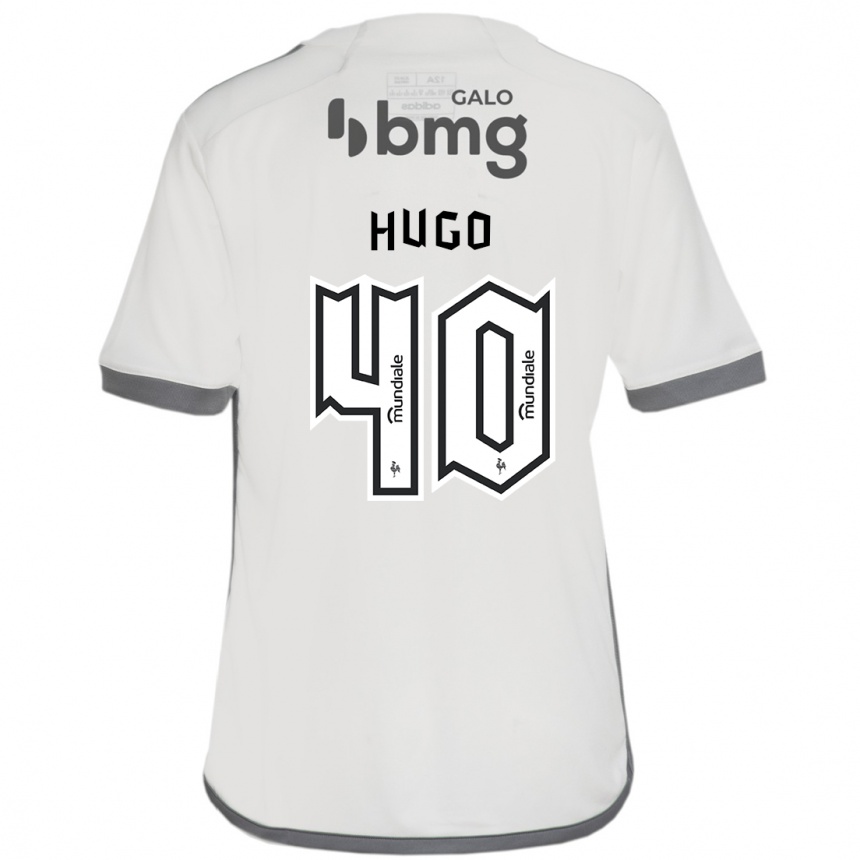 נשים כדורגל Victor Hugo #40 לבן שחור הרחק ג'רזי 2025/26