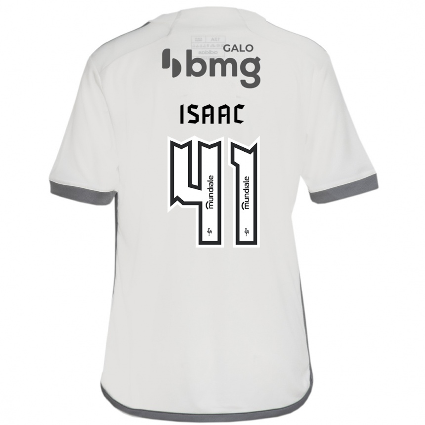 נשים כדורגל Isaac #41 לבן שחור הרחק ג'רזי 2025/26