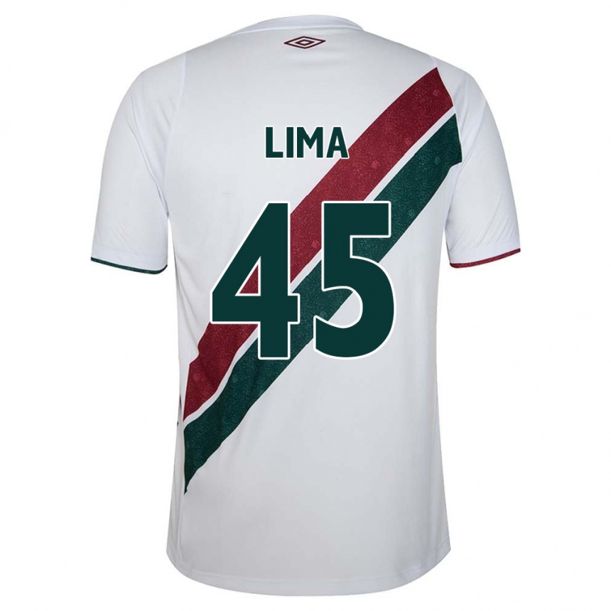 נשים כדורגל Lima #45 ירוק חום-ערמוני לבן הרחק ג'רזי 2025/26
