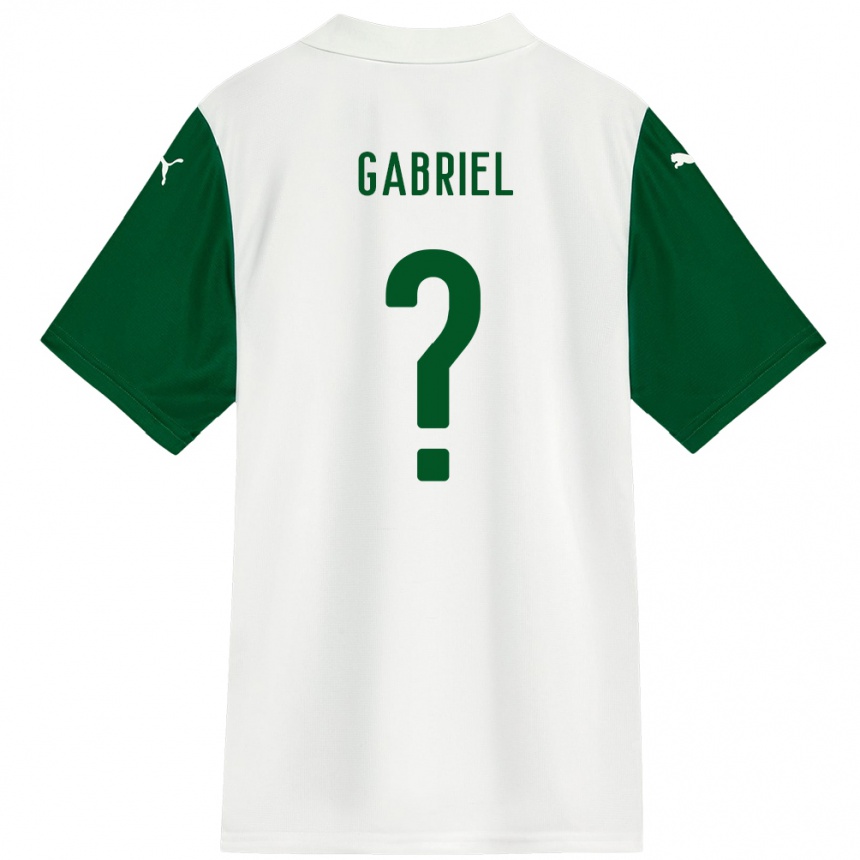 נשים כדורגל Arthur Gabriel #0 ירוק לבן הרחק ג'רזי 2025/26