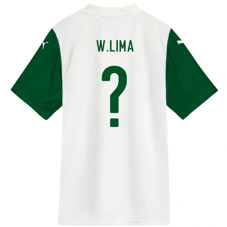 נשים כדורגל Wesley Lima #0 ירוק לבן הרחק ג'רזי 2025/26