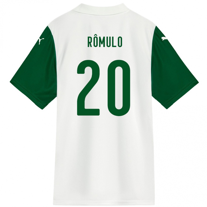 נשים כדורגל Rômulo #20 ירוק לבן הרחק ג'רזי 2025/26