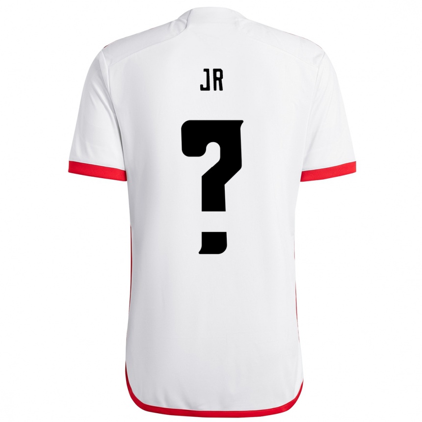 נשים כדורגל Wanderson Jr #0 אדום שחור הרחק ג'רזי 2025/26