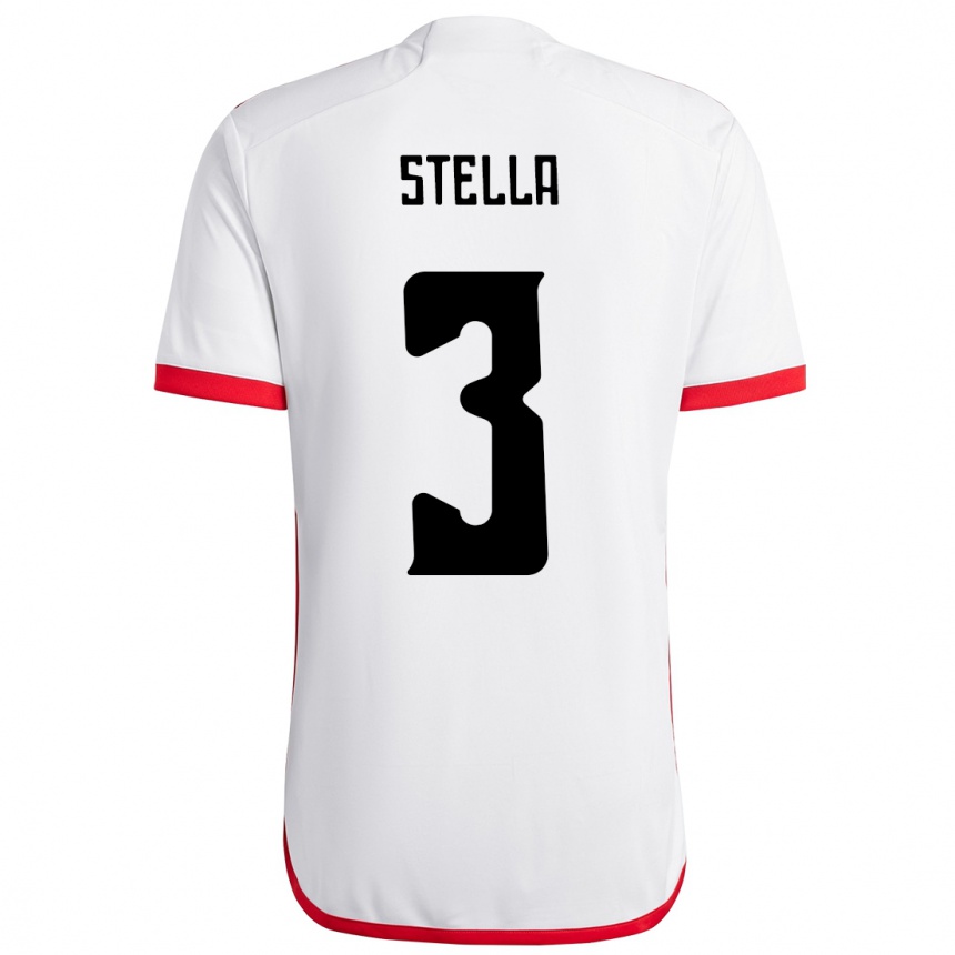 נשים כדורגל Stella #3 אדום שחור הרחק ג'רזי 2025/26