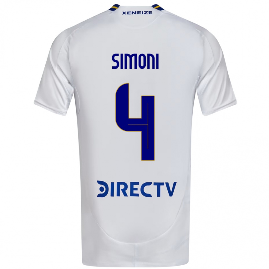 נשים כדורגל Tiago Simoni #4 כחול מלכותי צהוב הרחק ג'רזי 2025/26