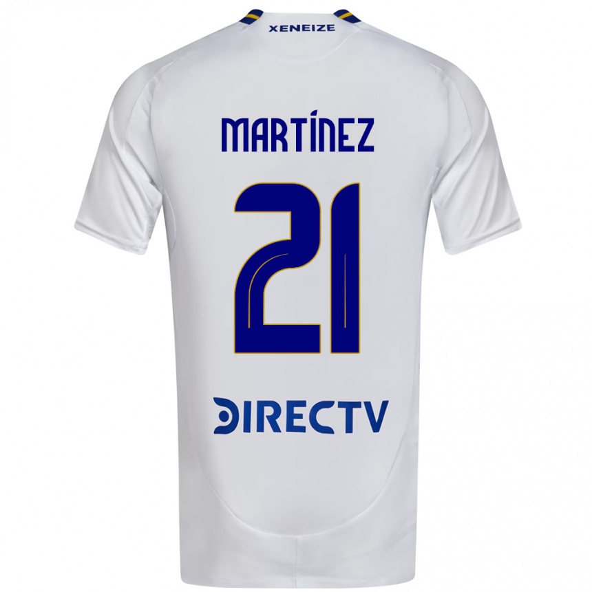 נשים כדורגל Julieta Martínez #21 כחול מלכותי צהוב הרחק ג'רזי 2025/26