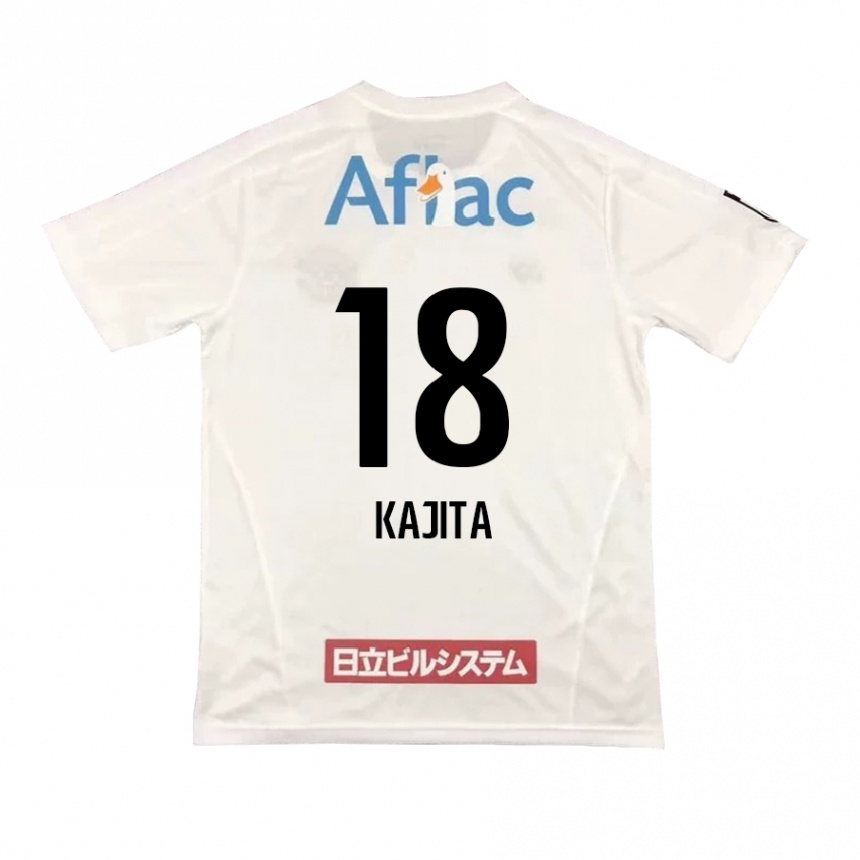 נשים כדורגל Kento Kajita #18 אפור בהיר בז' הרחק ג'רזי 2025/26