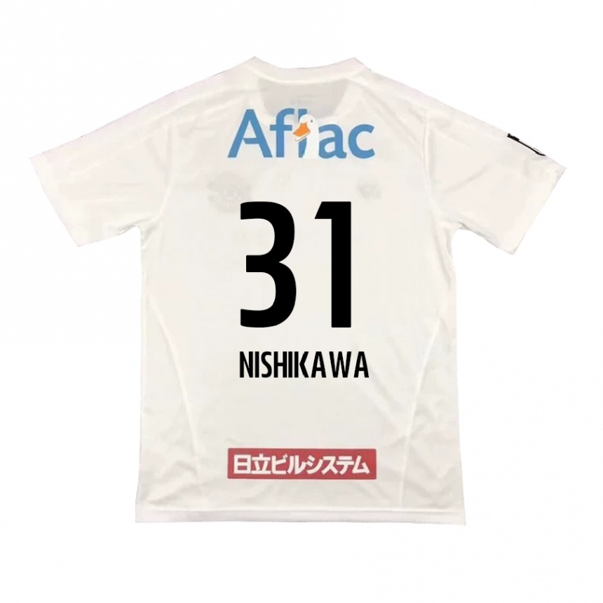נשים כדורגל Genki Nishikawa #31 אפור בהיר בז' הרחק ג'רזי 2025/26