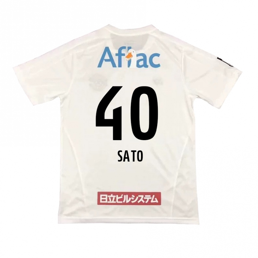 נשים כדורגל Raku Sato #40 אפור בהיר בז' הרחק ג'רזי 2025/26