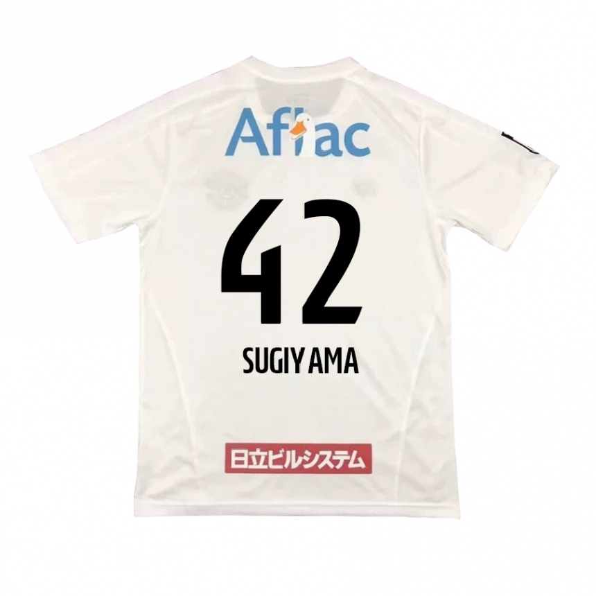נשים כדורגל Shunnosuke Sugiyama #42 אפור בהיר בז' הרחק ג'רזי 2025/26