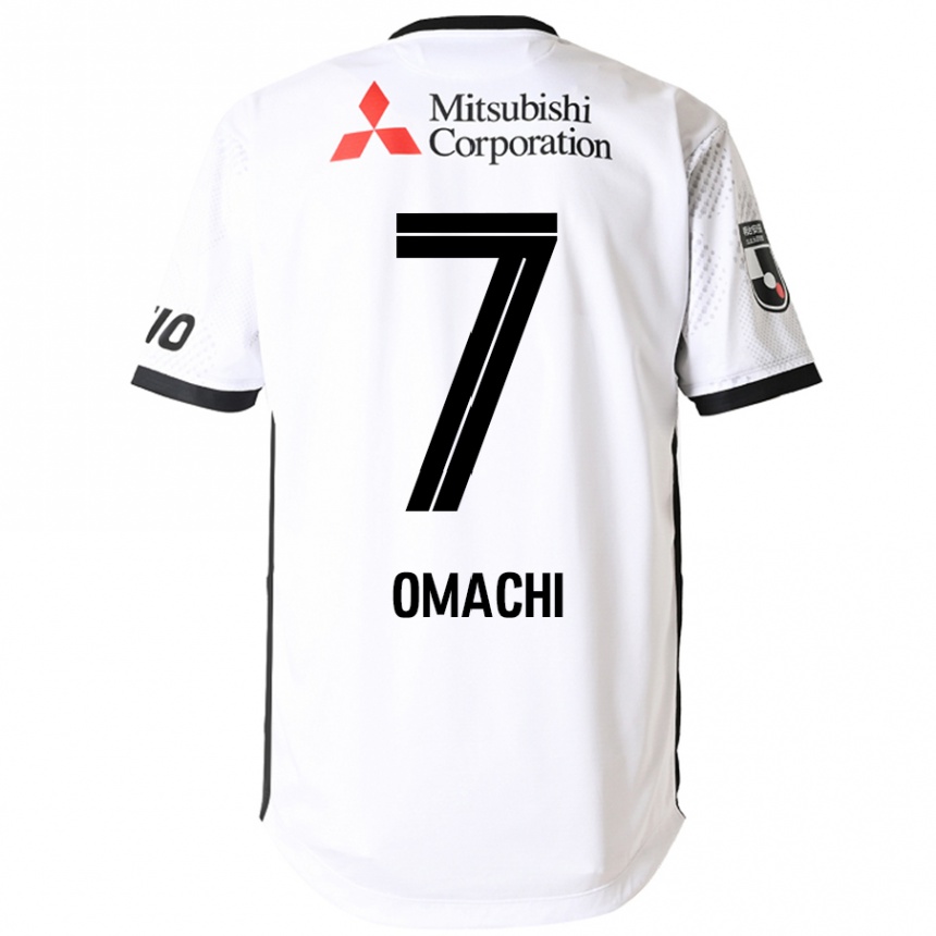 נשים כדורגל Hyugo Omachi #7 כחול מלכותי לבן הרחק ג'רזי 2025/26