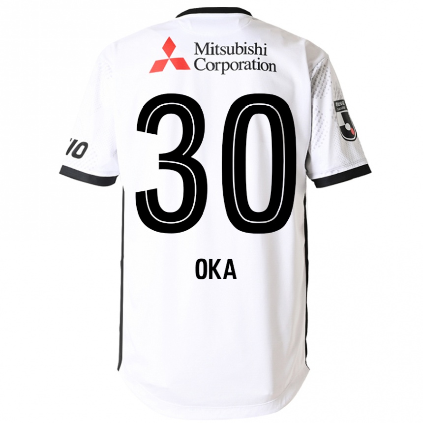 נשים כדורגל Teppei Oka #30 כחול מלכותי לבן הרחק ג'רזי 2025/26