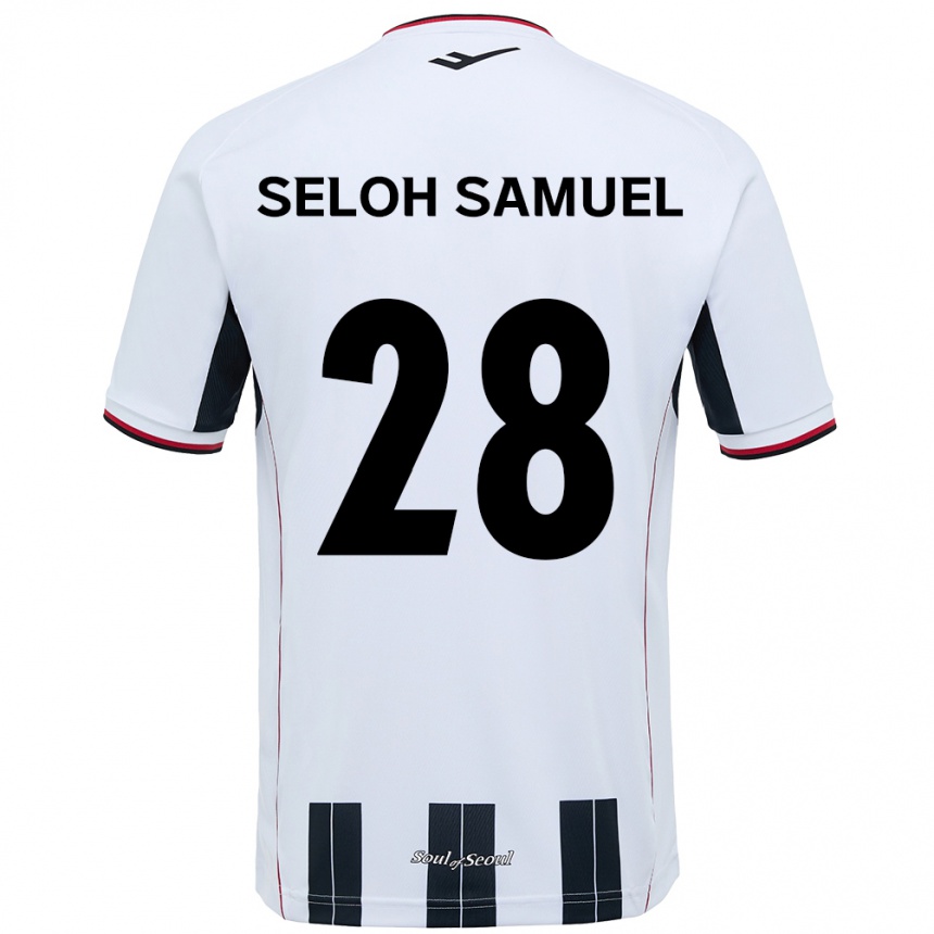 נשים כדורגל Gbato Seloh Samuel #28 שחור אדום הרחק ג'רזי 2025/26