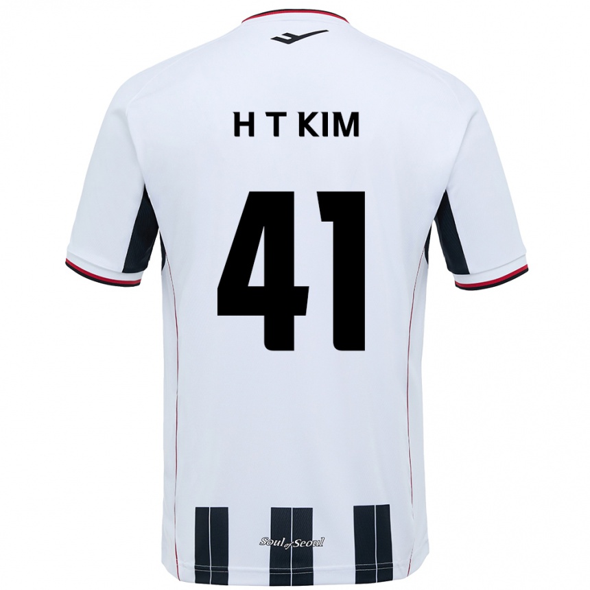 נשים כדורגל Tae-Ho Kim #41 שחור אדום הרחק ג'רזי 2025/26