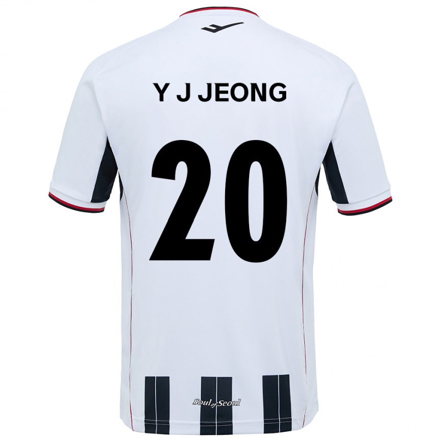 נשים כדורגל Je על Gy U Jin #20 שחור אדום הרחק ג'רזי 2025/26