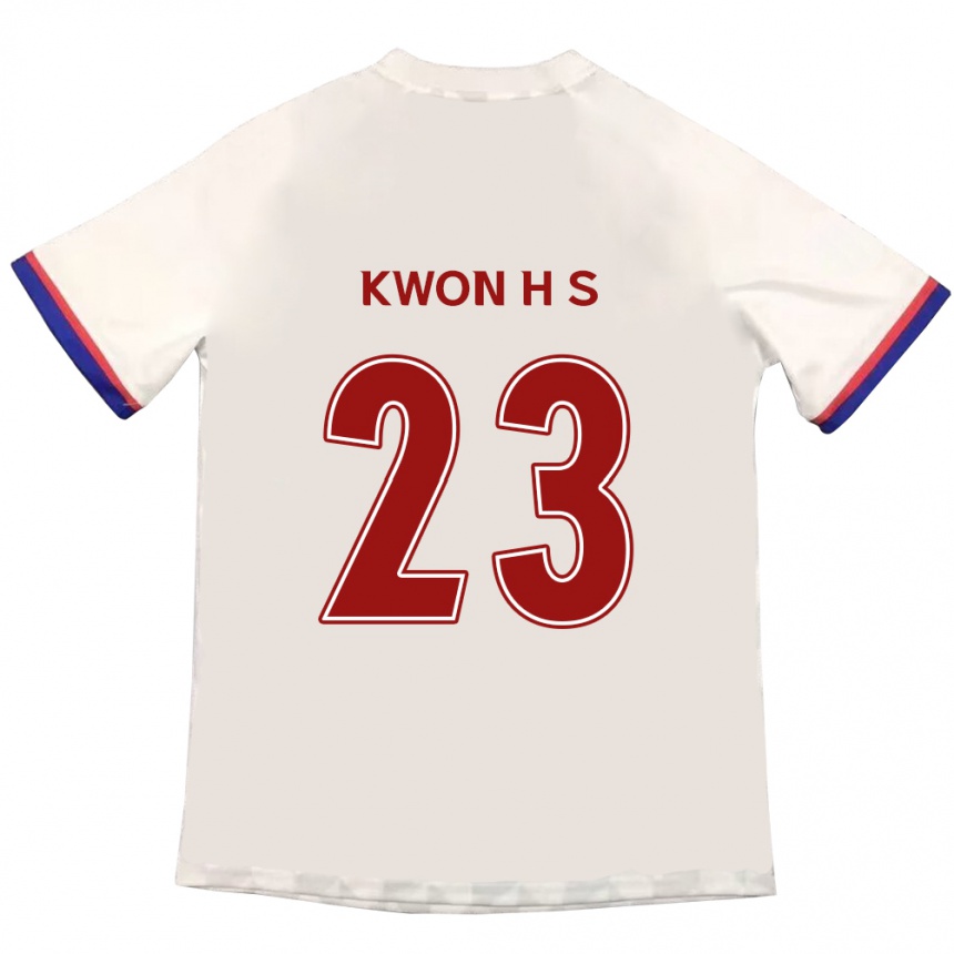 נשים כדורגל Kwon Hui-Seon #23 כחול מלכותי אדום הרחק ג'רזי 2025/26