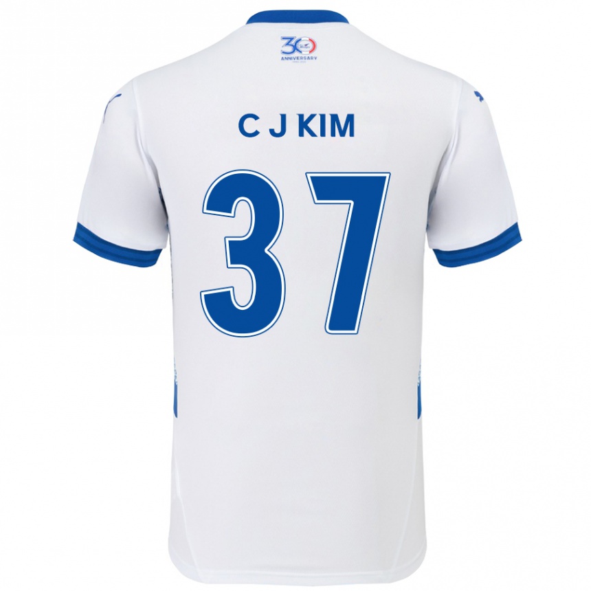 נשים כדורגל Joo-Chan Kim #37 כחול מלכותי לבן הרחק ג'רזי 2025/26