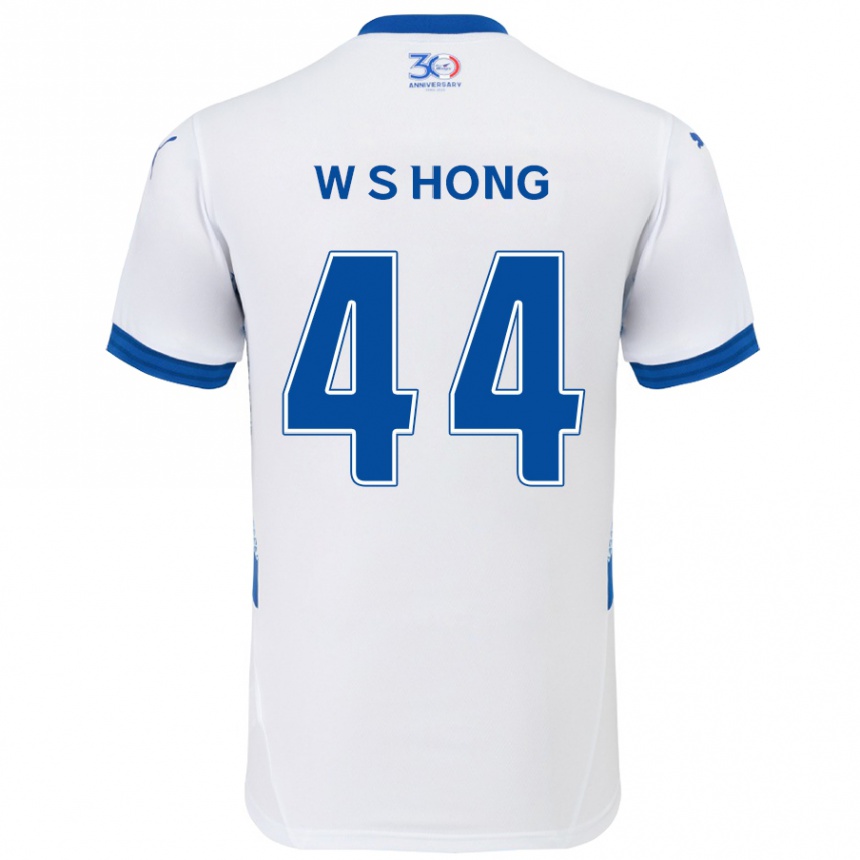 נשים כדורגל Sang-Won Hong #44 כחול מלכותי לבן הרחק ג'רזי 2025/26