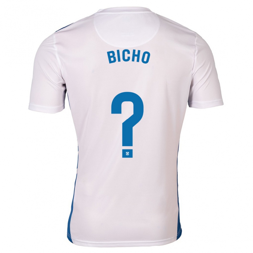 נשים כדורגל Claudia Iglesias De La Cruz #0 לבן כחול ג'רזי ביתית 2025/26