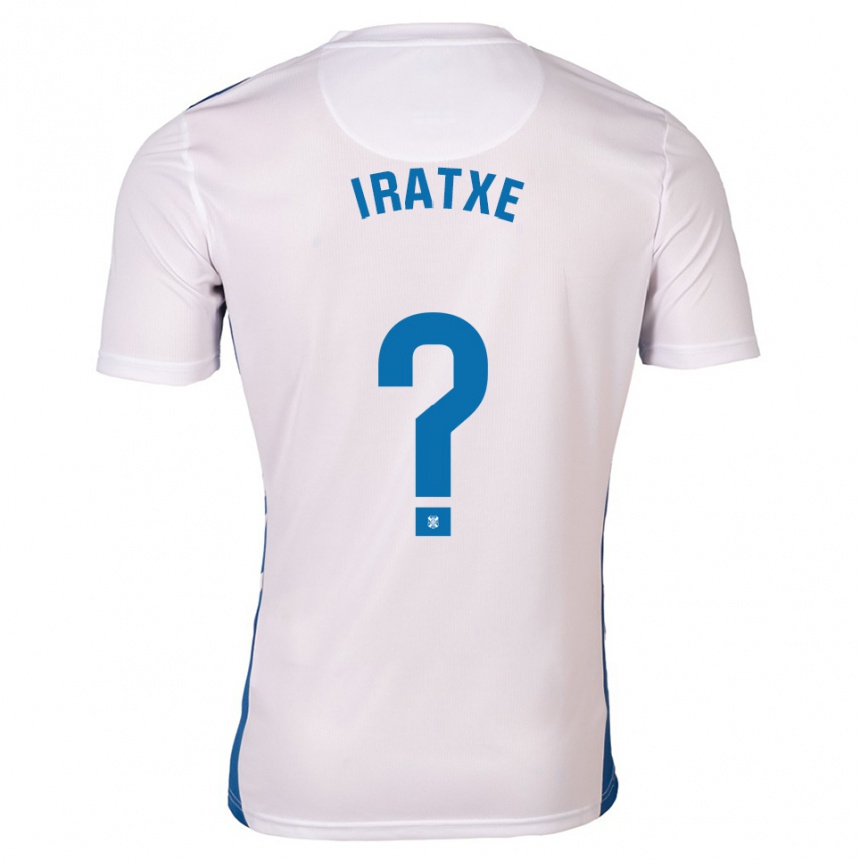 נשים כדורגל Iratxe Perez Gonzalez #0 לבן כחול ג'רזי ביתית 2025/26