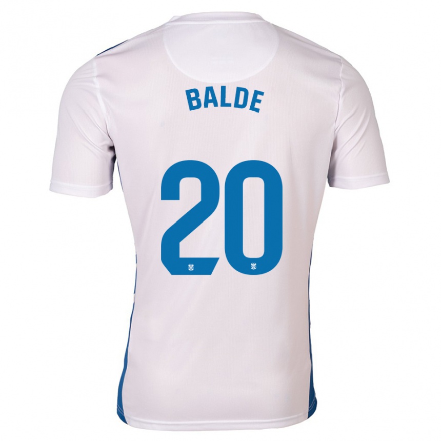 נשים כדורגל מהמדו באלדה #20 לבן כחול ג'רזי ביתית 2025/26