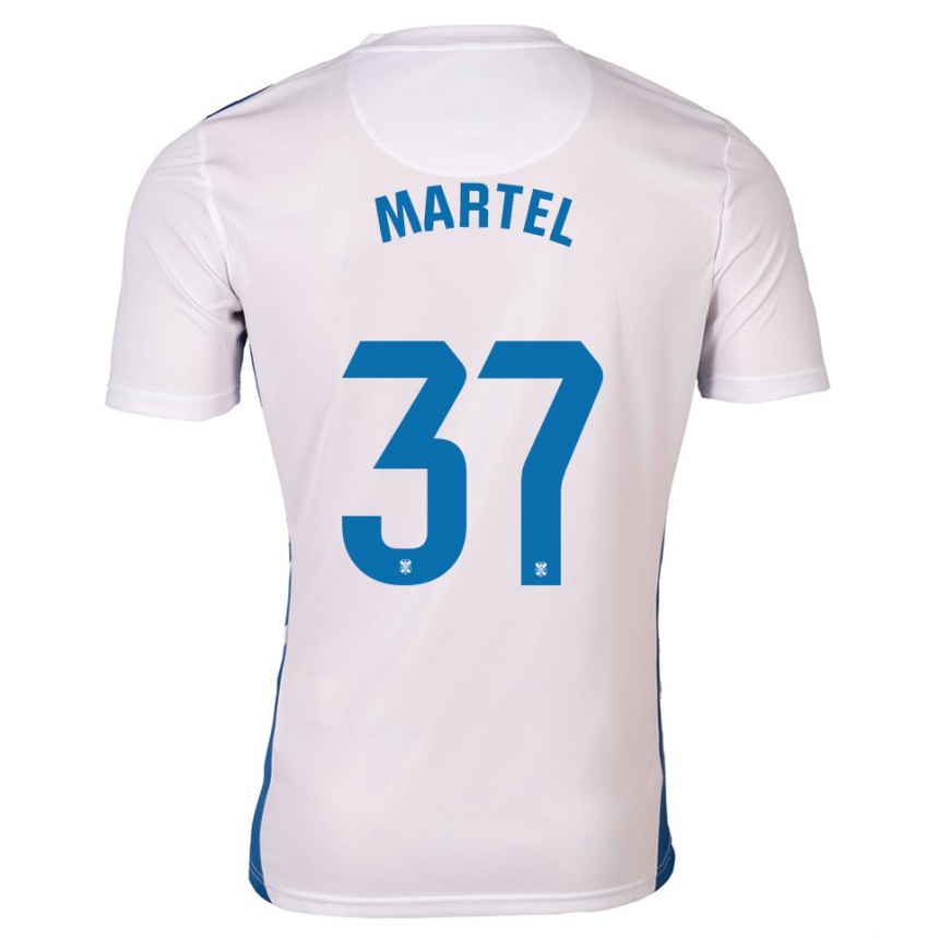 נשים כדורגל Kevin Martel #37 לבן כחול ג'רזי ביתית 2025/26