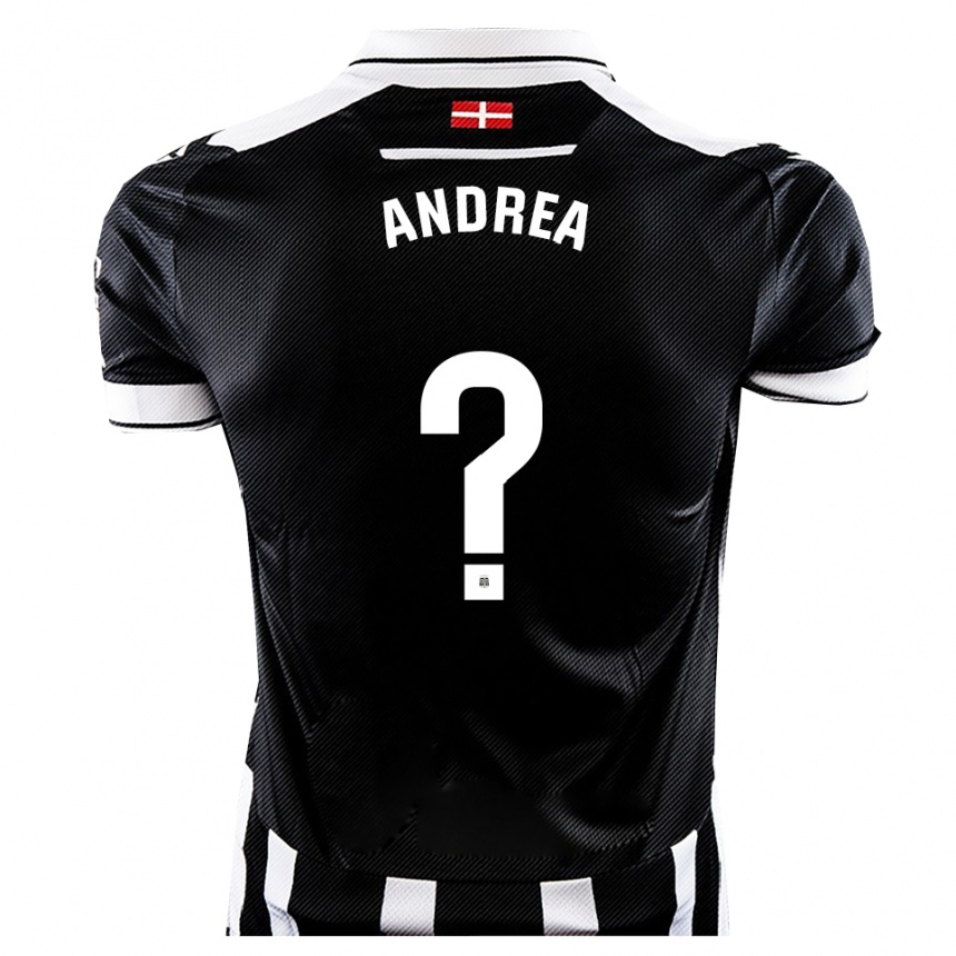 נשים כדורגל Andrea Moreno #0 שחור לבן ג'רזי ביתית 2025/26