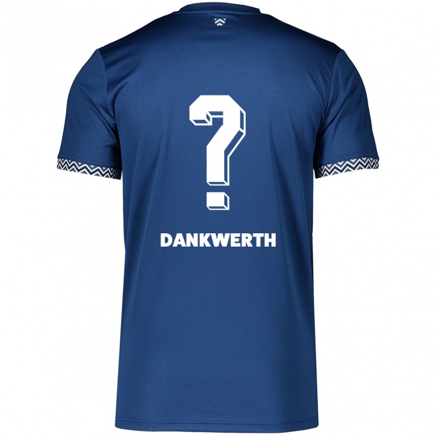 נשים כדורגל Bendix Dankwerth #0 כחול נייבי לבן ג'רזי ביתית 2025/26