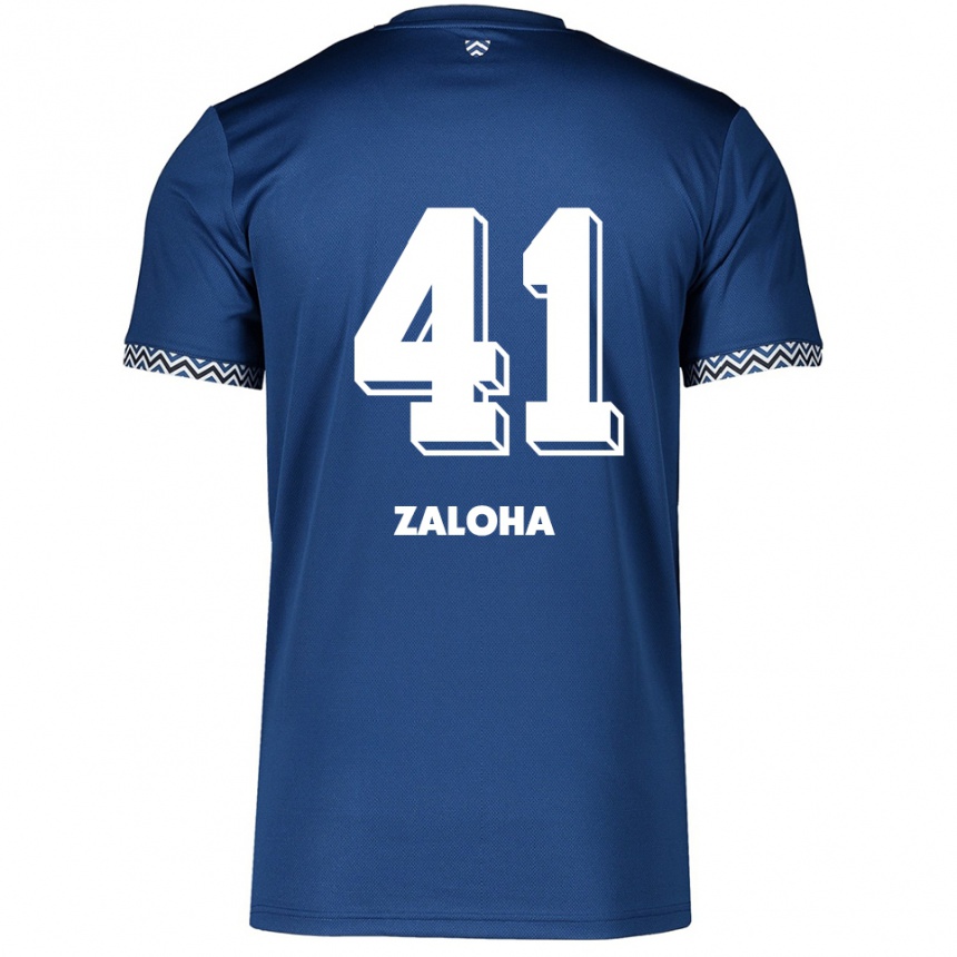 נשים כדורגל Artem Zaloha #41 כחול נייבי לבן ג'רזי ביתית 2025/26