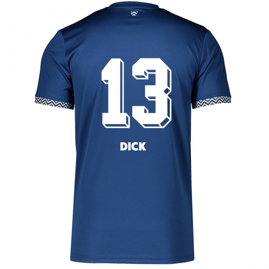 נשים כדורגל Lukas Dick #13 כחול נייבי לבן ג'רזי ביתית 2025/26