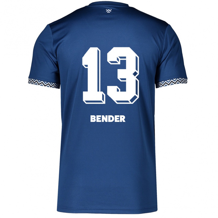 נשים כדורגל Grit Bender #13 כחול נייבי לבן ג'רזי ביתית 2025/26