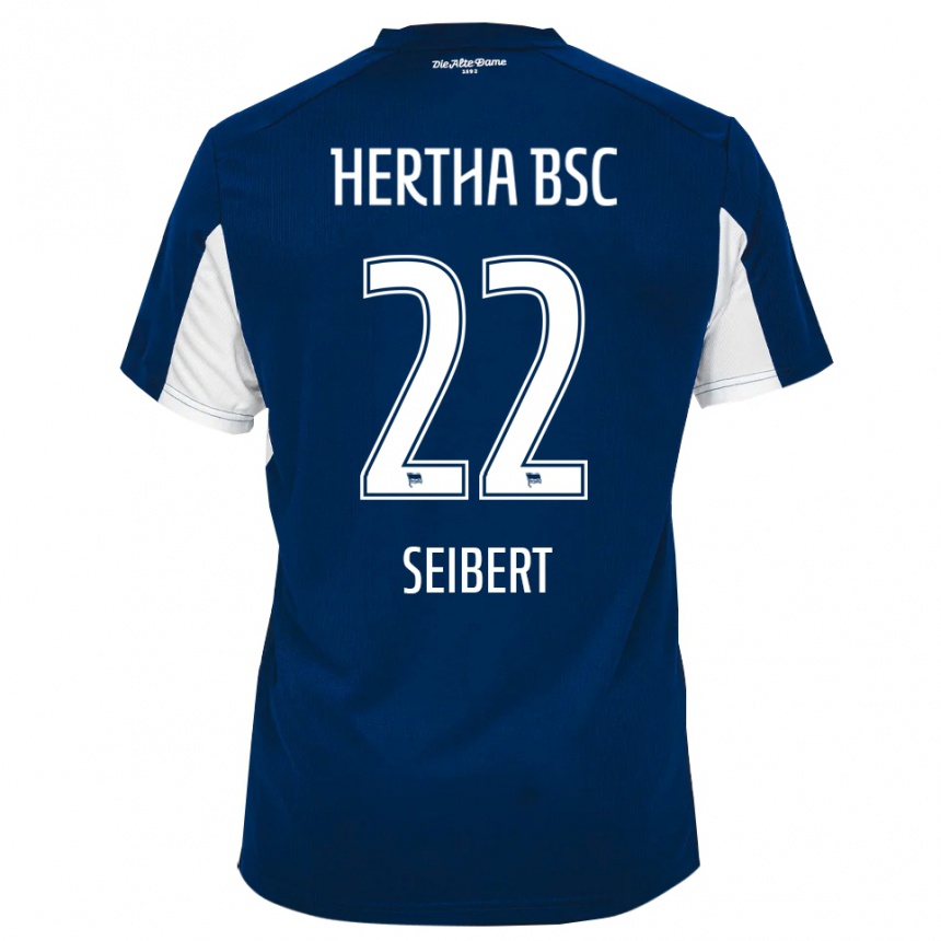 נשים כדורגל Christian Seibert #22 לבן כחול ג'רזי ביתית 2025/26