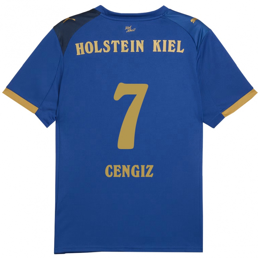 נשים כדורגל Torris Cengiz #7 כחול זהב ג'רזי ביתית 2025/26