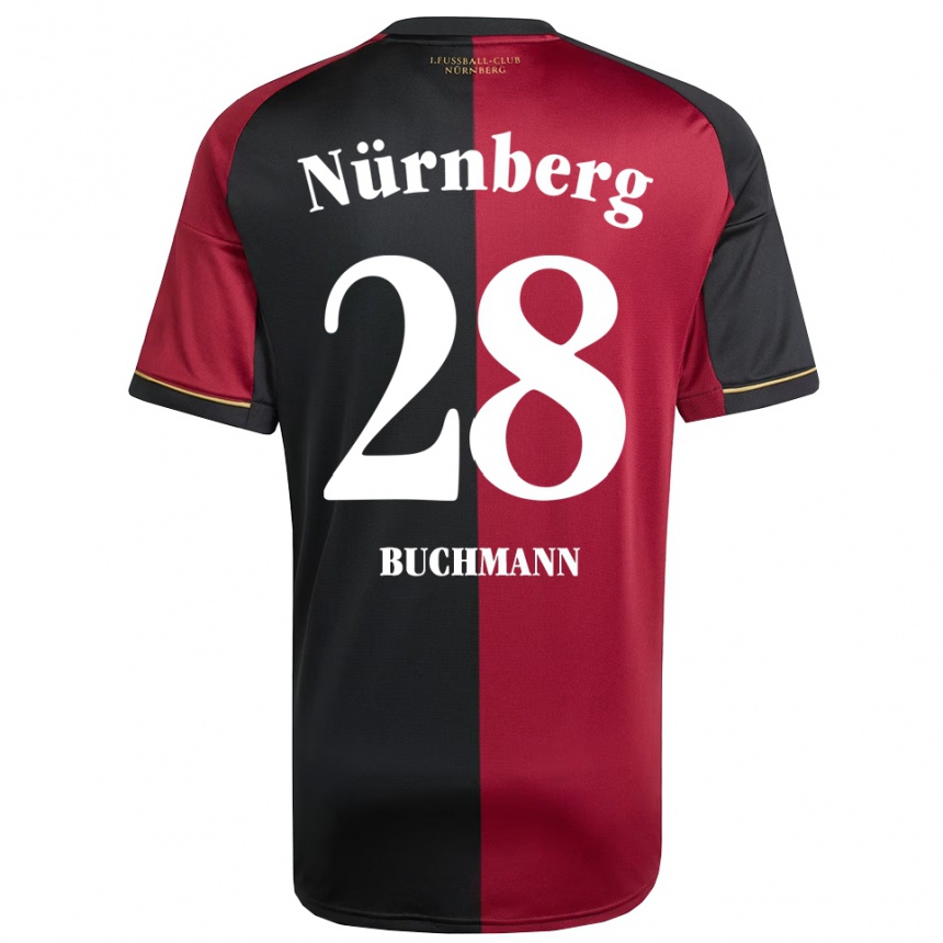 נשים כדורגל טארק בוכמן #28 בורדו שחור ג'רזי ביתית 2025/26