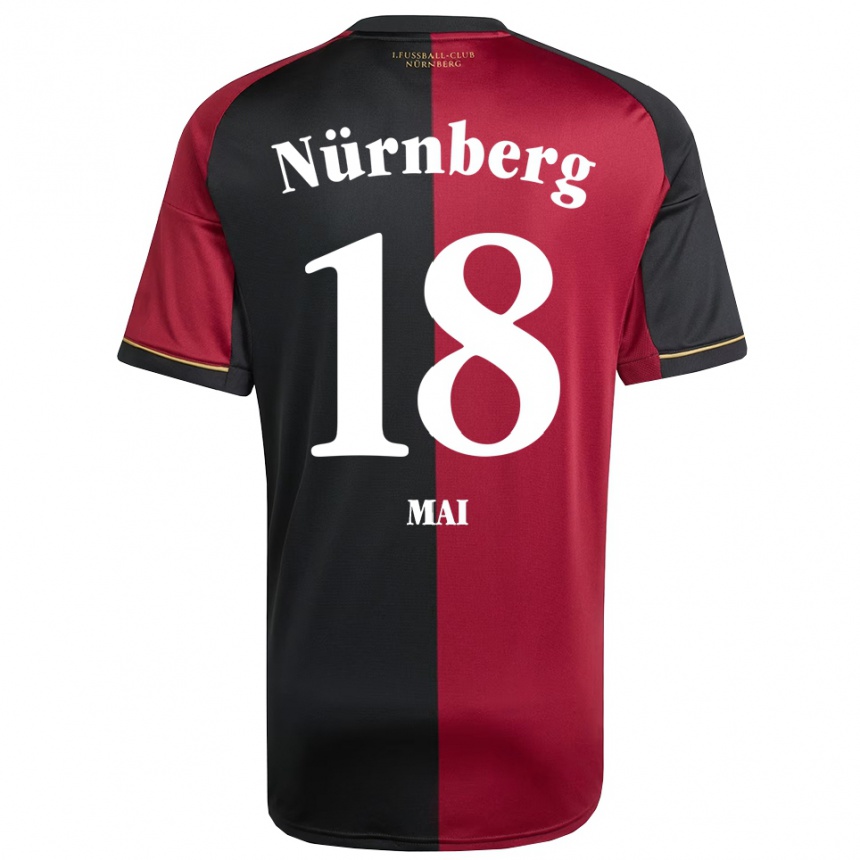 נשים כדורגל פרנציסקה מאי #18 בורדו שחור ג'רזי ביתית 2025/26