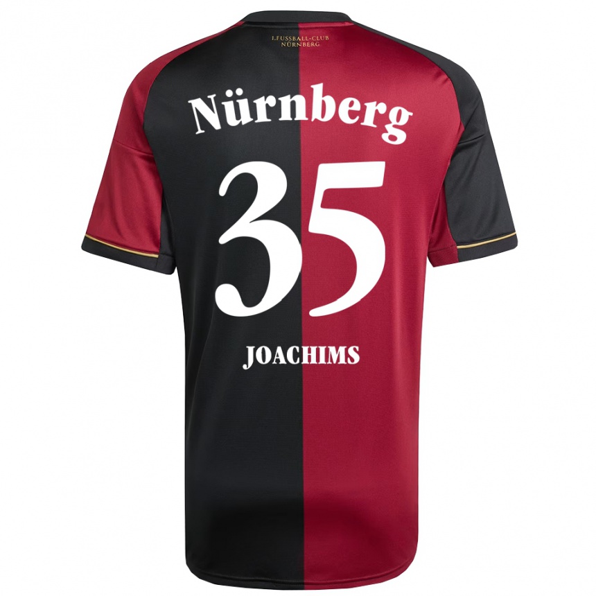 נשים כדורגל סימון יואכימס #35 בורדו שחור ג'רזי ביתית 2025/26