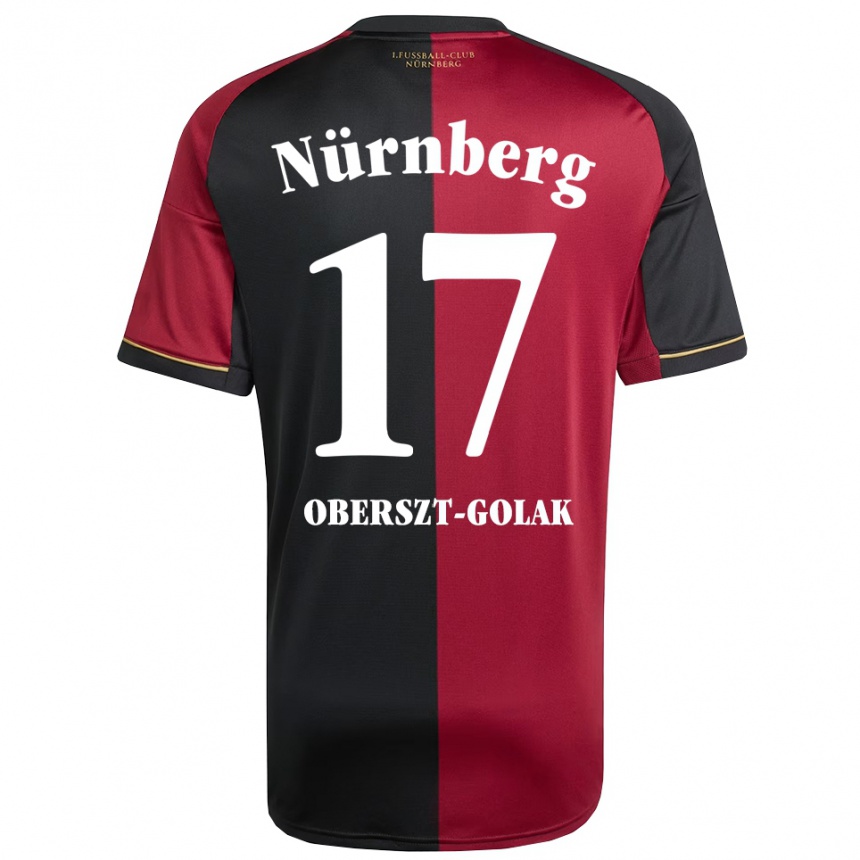 נשים כדורגל Karol Oberszt-Golak #17 בורדו שחור ג'רזי ביתית 2025/26