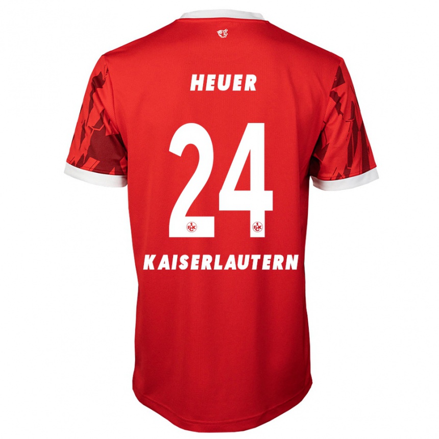 נשים כדורגל ג׳ניס הוייר #24 אדום לבן ג'רזי ביתית 2025/26