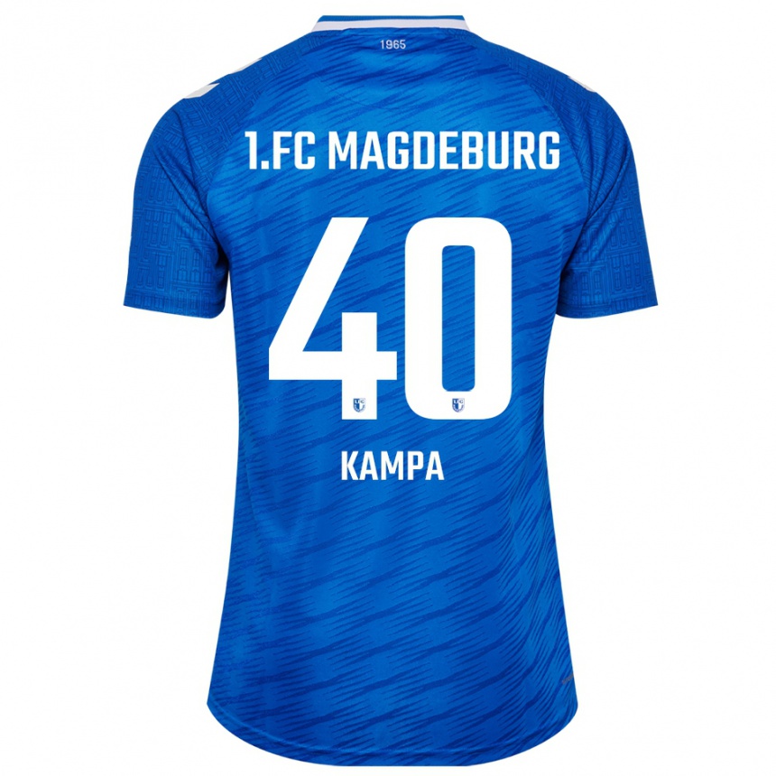 נשים כדורגל רוברט קמפה #40 כחול לבן ג'רזי ביתית 2025/26