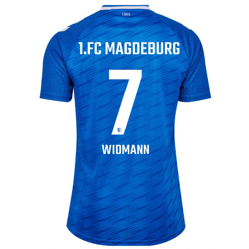 נשים כדורגל אליסיו וידמן #7 כחול לבן ג'רזי ביתית 2025/26