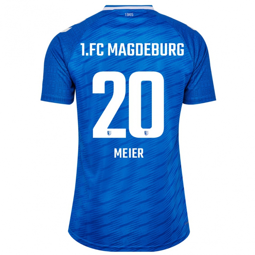 נשים כדורגל Nick Meier #20 כחול לבן ג'רזי ביתית 2025/26