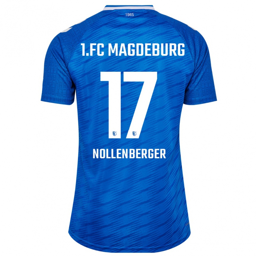 נשים כדורגל אלכסנדר נולנברגר #17 כחול לבן ג'רזי ביתית 2025/26