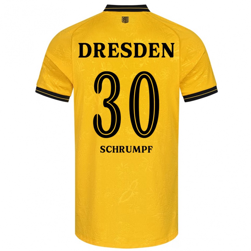 נשים כדורגל ג׳אניס שרומפף #30 צהוב שחור ג'רזי ביתית 2025/26
