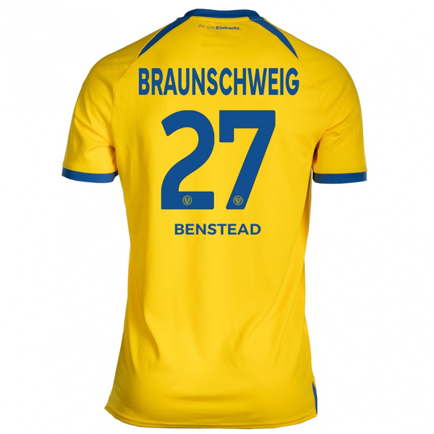 נשים כדורגל ג׳אקוב בנסטד #27 צהוב כחול ג'רזי ביתית 2025/26