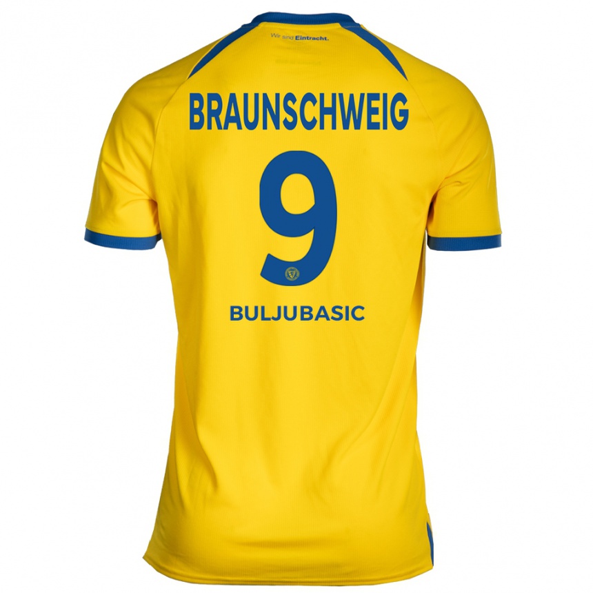 נשים כדורגל עמר בוליובאשיץ׳ #9 צהוב כחול ג'רזי ביתית 2025/26