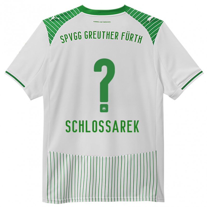 נשים כדורגל Nadja Schlossarek #0 לבן ירוק ג'רזי ביתית 2025/26