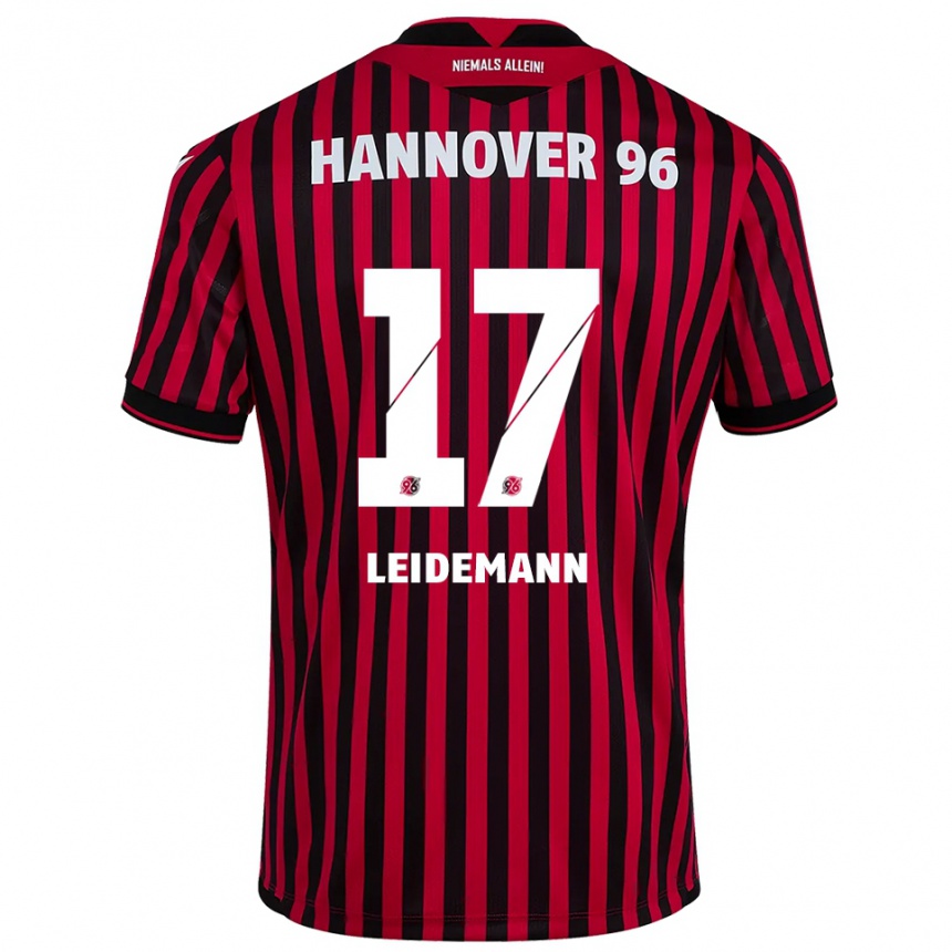 נשים כדורגל לוקאס כארים ליידמן #17 אדום שחור ג'רזי ביתית 2025/26