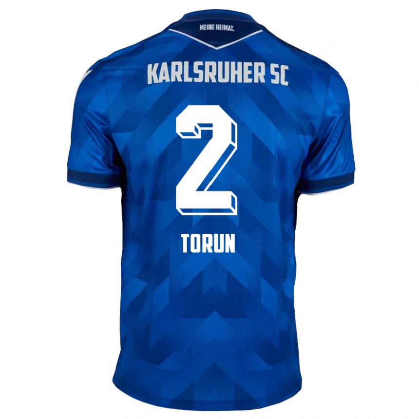נשים כדורגל Mete Torun #2 כחול לבן ג'רזי ביתית 2025/26