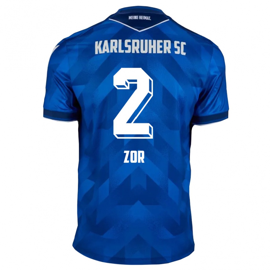 נשים כדורגל דניאל הקאן צור #2 כחול לבן ג'רזי ביתית 2025/26