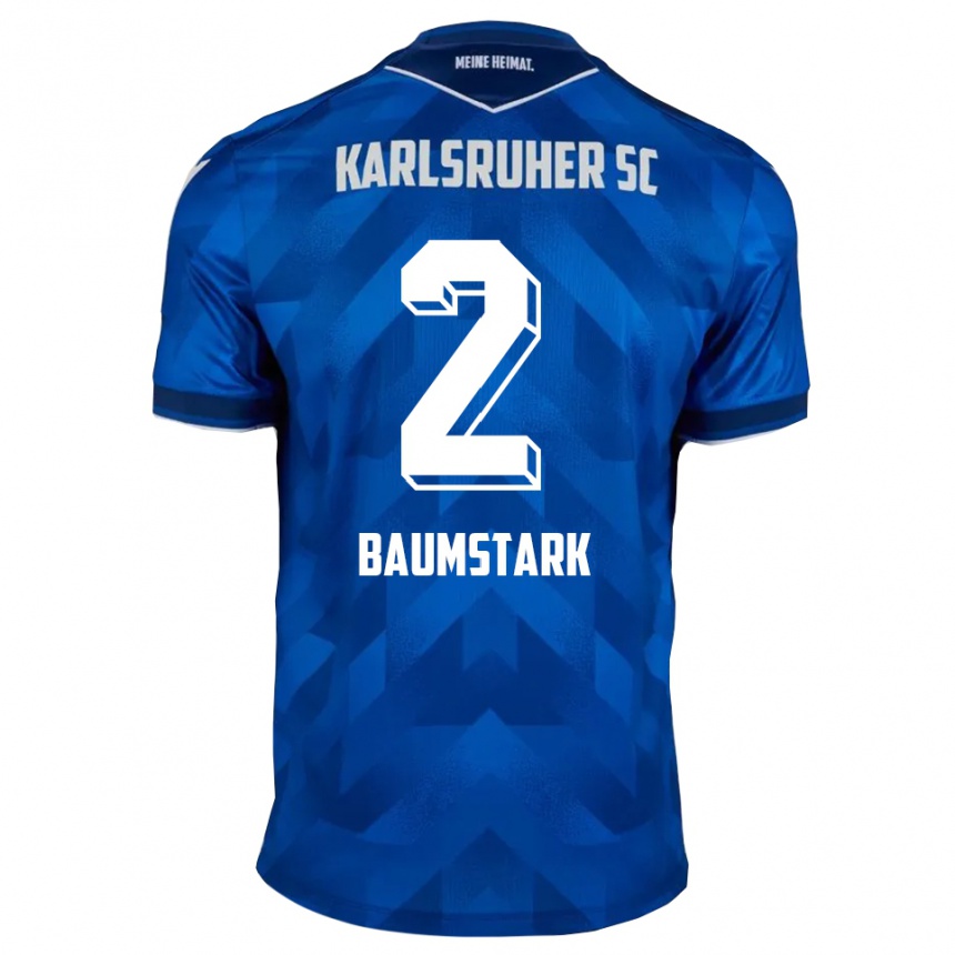 נשים כדורגל מקס באומסטארק #2 כחול לבן ג'רזי ביתית 2025/26